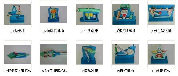 DCF-B機構(gòu)運動測繪模型簡圖
